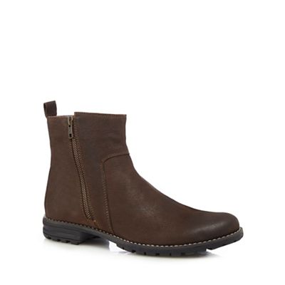 Lotus Since 1759 Brown leather zip boots
